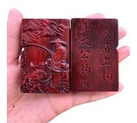 Natural Huanghuali Rosewood Carving Lighter Shell Box For Zippo Module,Vintage luxury Style Wood Lighter Shell Box (8)