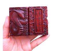 Natural Huanghuali Rosewood Carving Lighter Shell Box For Zippo Module,Vintage luxury Style Wood Lighter Shell Box (1)
