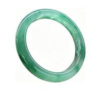 Natural Ice Emerald Floating Floral Jade Bangle Bracelet,Thin Round Smooth