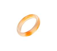 Natural Ice Jade Bangle Bracelet for Women Natural Jade Bangle Bracelet Round Good Luck Bangle Orange Jade Stone Bangle for Woman Birthday Wedding(bianyusui Bangle2, 56-57mm)