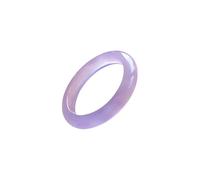 Natural Ice Jade Bangle for Women Purple Chalcedony Wealth Good Luck Round Jade Stone Bangle for Woman Birthday Wedding Gift Yoga Meditation(bianyusui Bangle1,58-59mm)