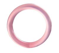 Natural Ice Pink Agate Bangle 10mm Hibiscus Jade Bracelet for Women Chalcedony Jewelry Box Gift for Wife (Size : 58mm)