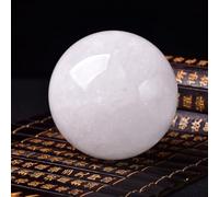 Natural IcelandWhite Crystal Sphere,White,180mm