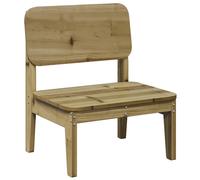 (natural impregnated, 1 pcs) vidaXL Garden Chair 60x52.5x72 cm Impregnated Wood Pine relax chair