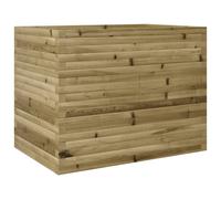 vidaXL Garden Planter 90x60x68.5 cm Impregnated Wood Pine, Brown