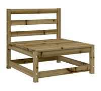 (natural impregnated, chair) vidaXL Garden Lounge Set Outdoor Lounge Set Corner Sofa Couch Solid Pinewood