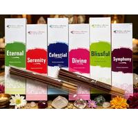 Natural Incense Sticks Multipack | 108 Sticks, 6 Scents | Charcoal-Free & Non-Toxic | Made from Upcycled Flowers | Pure Sacred Incense for Meditation, Spirituality, Yoga & Home Fragrance (Sunny)