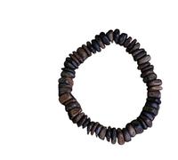 Natural Indonesian Dalagan Agarwood Freeform with Old Water-Sunk Beads