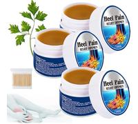 Natural Ingredients Heel Pain Relief Cream, Heel Pain Ointment, Heel Pain Relief Cream For Cracks, Soreness (3)
