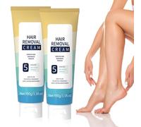 Natural Intimate Hair Removal Cream, Painless Vegan Hair Remover Cream for Sensitive Skin, Depilatory for Genitals, Hair Removal, Bikini, Legs or Bum (2)