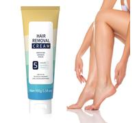 Natural Intimate Hair Removal Cream, Painless Vegan Hair Remover Cream for Sensitive Skin, Depilatory for Genitals, Hair Removal, Bikini, Legs or Bum (1)