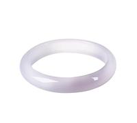 Natural Jade Bangle, Light Green Jade Bangle Bracelet, Thin Round Jade Bracelet, Bring Good Luck, with Jewelry, 52-64mm (Purple 10mm 52mm)