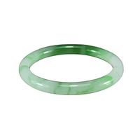 Natural Jade Bangle Women Gifts Men Fine Jewelry Jadeite Bangles Jades Stone Bracelets Accessories Jewellery (Gem Color : 60mm)