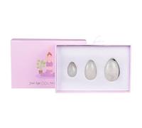 Natural Jade Drilled Obsidian Yoni Egg, Rose Quartz Yoni Egg,Large Size,Medium Size,Small Size,Nephrite Jade Eggs,White Crystal