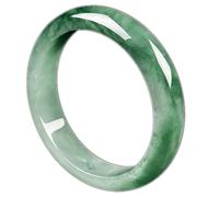 Natural Jade Jadeite Emerald Bracelet Gemstone Jewelry Jade for Women,55-56mm