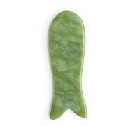 Natural Jade Stone Gua Sha Scraper Massage Board Beauty Tool Health Care Plate Face Massager Scrapers SPA Salon Body Massager,Green Heart Home Collections (Color : Green Fishtail)