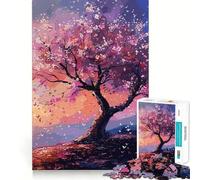 Natural Japan Tree 1000 Piece Jigsaw Puzzles for Adults Jigsaw Logic Sense Toy Leisure Fun Smooth Edge Heartfelt Gift (50x75cm)