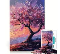 Natural Japan Tree 1000 Piece Jigsaw Puzzles for Adults Teenagers Brain Play Peaceful Fun Sharp Edge Memorable Gift (38x26cm)