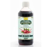 Natural Juices Pure Cranberry Juice Concentrate 500ml - 100% Pure Unsweetened Cranberry Juice, No Added Sugar, No Preservatives, Vegan, Dilute, Mix or use in Smoothies