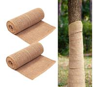 Natural Jute Burlap Tree Protector Wraps 2 Rolls For Winter Plant Defense Wind Snow Ice Barrier For Shrubs And Trees(20cm*3m2pcs)