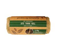 Natural Jute Garden Twine Roll - Biodegradable & Gentle, Perfect for Tying Plants and Marking Seeds, 45m Length (Green)