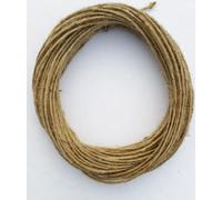 Natural Jute Rope 2mm 3-Ply Jute String Twine String For Crafts, Christmas Decoration Garden Floristry Cat Scratcher Rustic Decor & DIY Arts Hessian Braided Shabby Burlap Cord Brown(10 3-Ply 2mm)