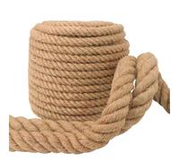 Natural Jute Rope,Twine Rope Hemp Suitable For Macrame String DIY Craft Pet Scratching Handmade Decoration(20mm3M)