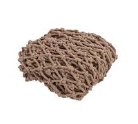 Natural Jute Twine Plant Climbing Net | Eco-Friendly Grow Net for Indoor & Outdoor Gardens, Size: 6x6m (19.69x19.69ft), Light Brown Color