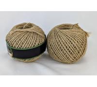 Natural Jute Twine - Strong, Durable, Biodegradable Garden Twine for Gardening, Floristry, and Bundling - Made from 100% Natural Jute - Affordable (Natural Jute - (Brown), 2 Balls)