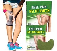 Natural Knee Patch | 36 Count Wormwood Extract Sticker,Self-Heating Natural Adhesive Sticker for Sports Recovery Chronic Injury Relief Daily Fitness