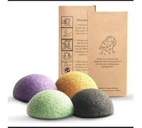 Natural Konjac Facial Sponge - Gentle Exfoliating & Cleansing for All Skin Types - Eco-Friendly & Biodegradable