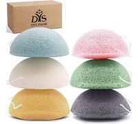 Natural Konjac Sponge Set Konjac Facial deep Cleansing and Exfoliation for Skin Care Konjac Exfoliating Organic Facial Sponge Set Washing Puff