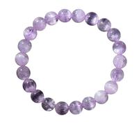 Natural Kunzite Beaded Bracelet | 7A Grade Stretch Bracelet for Men and Women | Heart Chakra Healing | uniquely Gifts for All Occasions(7mm)