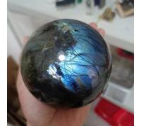 Natural Labrador Sparkling Stone Quartz Crystal Mineral Specimen Treatment Home Office Demagnetization Decorative Gem (Size : 1.1-1.3kg)