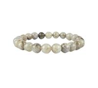Natural " Labradorite " Gemstone 8mm Round Beaded Unisex Stretch Bracelet Healing Gemstone Waterproof Bracelet, Durable And Comfort For Dailywear Handmade Bracelet For Reduce Anxiety & Calm The Mind