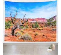 Natural Landscape Tapestry Wall Hanging Desert Extra Large Tapestry Fabric Wall Hangings Art 3D Print Tapestries for Bedroom Living Room Home Decor 230x305 cm a-8833