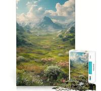 Natural Landscapes Adult Jigsaw Puzzles 1000 Pieces Mind Exercise Toy Calming Play Design Assembly Amazing Present (38x52cm)
