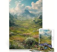 Natural Landscapes Jigsaw Puzzles for Adults 1000 Pieces Strong Logic Toy Calming Play Clear Edge Artistic Gift (50x75cm)