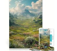 Natural Landscapes Jigsaw Puzzles for Adults 1000 Pieces Strong Logic Toy Calming Play Clear Edge Artistic Gift (50x75cm)