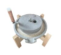 Natural Lapis Lazuli Manual Stone Mill, Grain Milling Machine, Traditional Technology, Retain The Nutrition of The Ingredients, Home and Commercial Use(20cm/7.9in)