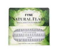 Natural Lashes by FYNE - 60 Short Cluster Lashes per pack - Easy to apply Individual Eyelash Extensions - Effortlessly create a Natural Eyelash look with these Lash Extensions