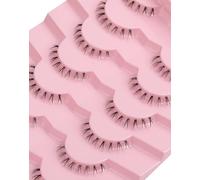 Natural Lashes That Look Like Extensions Strip Lashes Natural Look Thin Band Eyelashes 13mm Eye False Eyelashes Foxy Eye Lashes 12 mm 7 Pairs