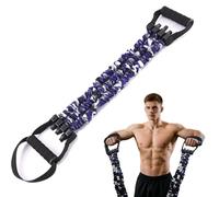 Natural Latex 3-Hole Resistance Stretcher, Fitness Resistance Bands Pedal Ankle Puller, Stretch Pedal Puller Exercise Equipment for Exerciser, AB Training Auxiliary Device, Training (Blue, 135Lbs)