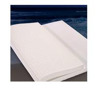 Natural Latex Mattress, Memory Foam Topper, Full Size, Comfort Soft for Home & Hotel,