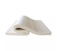 Natural Latex Mattress Topper 100% Latex 7.5 cm ThickPortable Pressure Relief Eco-Friendly Mattress Cover 100 x 190 cm for Ultimate t
