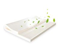 Natural Latex Mattress Topper, 100% Pure Rubber Thick Twin Mattress, Medium Firmness for Cool Sleep and Pressure Relief, Medium Firm Beds,5cm,135cm*190cm