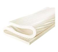 Natural Latex Mattress Topper 150x80cm - 1 Inch Medium Firm, Removable Washable Cover, Pressure Relief for Back Pain, Eco-Friendly Comfort for Better Sleep