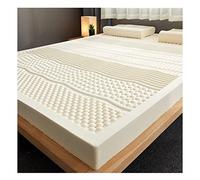 Natural Latex Mattress Topper 7.5cm Thick, Breathable Comfortable Memory Foam, Durable Design, Perfect for Standard Beds