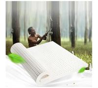 Natural Latex Mattress Topper, Cooling & Supportive, & Wrinkle-Resistant, 10cm Thick Memory Foam, 200x200cm (79x79 Inches) for Ultimate Comfort.