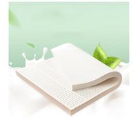 Natural Latex Mattress Topper for Back Alignment Motion Isolation Pressure Relief - Eco-Friendly Hypoallergenic Bedding Solution for Ultimate Comfort